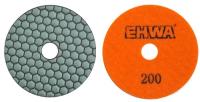 Алмазные гибкие шлифовальные круги EHWA Hexagonal Pads 7-STEP №200 D100 Алмазные гибкие шлифовальные круги EHWA Hexagonal Pads 7-STEP №200 D100